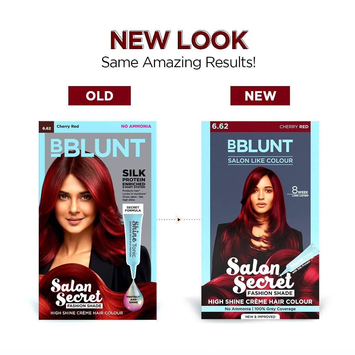 BBlunt Salon Secret High Shine Crème Hair Colour - Cherry Red | Grocsy