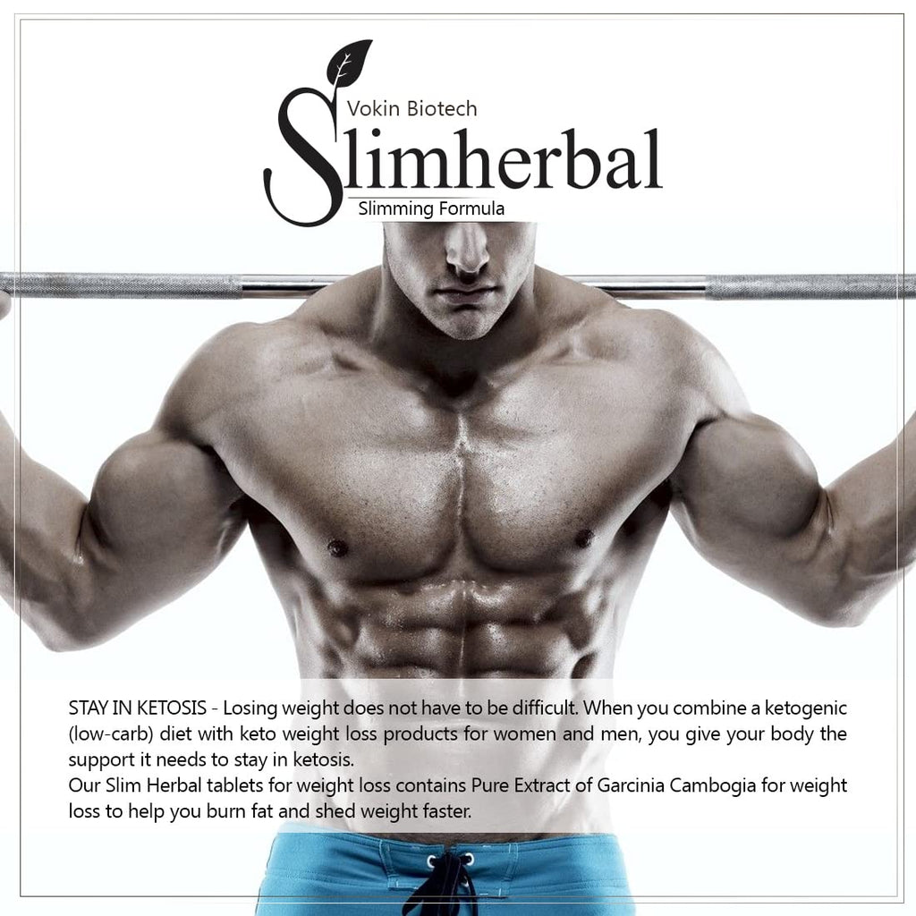 Vokin Biotech Slimherbal Tablets Support Reduce Belly Fat for Men & Women | Grocsy