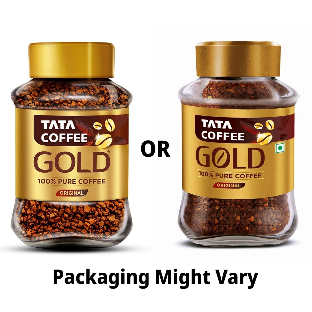 Tata Coffee Gold Original Instant & Pure Coffee Jar | Grocsy