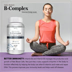 Vokin Biotech 100% Natural Vitamin B-Complex Capsules | Grocsy
