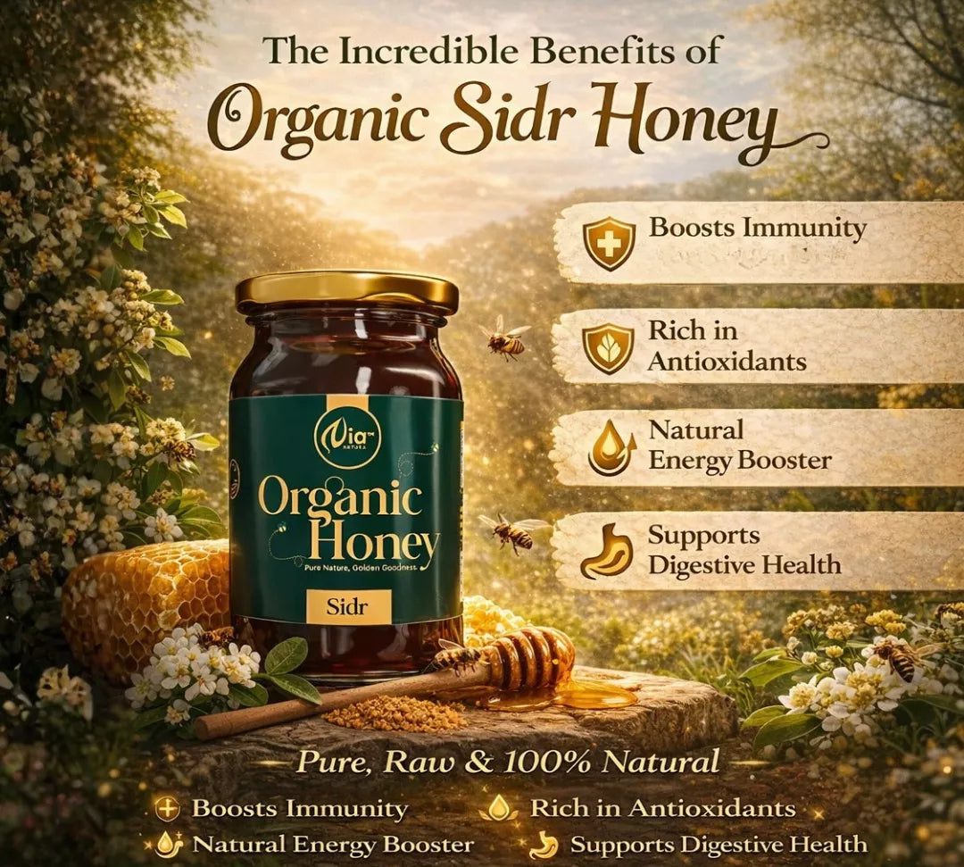 Nia Natura Organic Sidr Honey | Grocsy