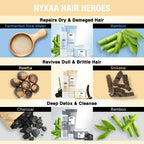 Nykaa Naturals Reetha & Shikakai Hair Mask for Damage Repair & Sulphate-Free | Grocsy