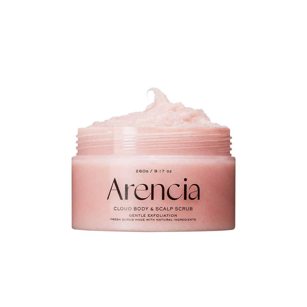 Arencia Lavender & Pear Fresh Cloud Body & Scalp Scrub | Grocsy