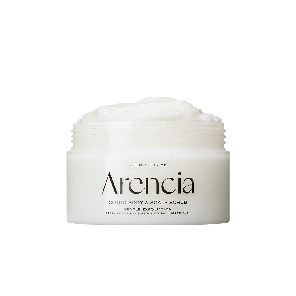 Arencia White Tea & Neroli Fresh Cloud Body & Scalp Scrub | Grocsy