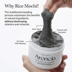 Arencia Black Tea Rice Mochi Cleanser | Grocsy