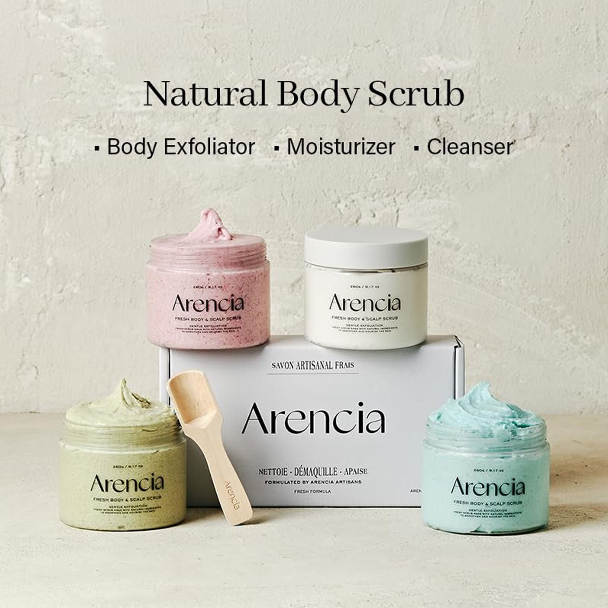 Arencia Black Tea & Yuzu Fresh Cloud Body & Scalp Scrub | Grocsy