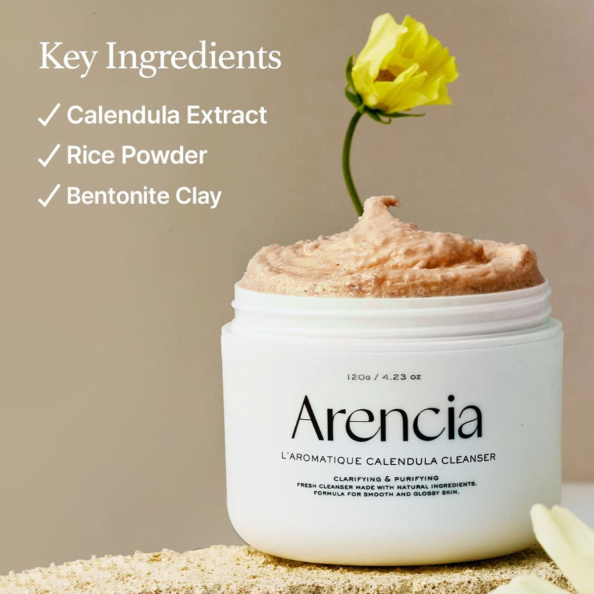 Arencia Calendula Rice Mochi Cleanser | Grocsy