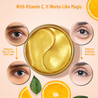 Swiss Beauty Hydra Eye Serum Patches For Dark Circles And Puffiness , Hydrate Skin - Vitamin-C | Grocsy