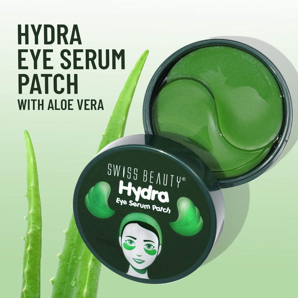 Swiss Beauty Hydra Eye Serum Patches For Dark Circles And Puffiness , Hydrate Skin - Alove Vera | Grocsy