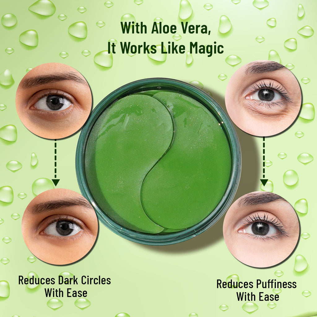 Swiss Beauty Hydra Eye Serum Patches For Dark Circles And Puffiness , Hydrate Skin - Alove Vera | Grocsy