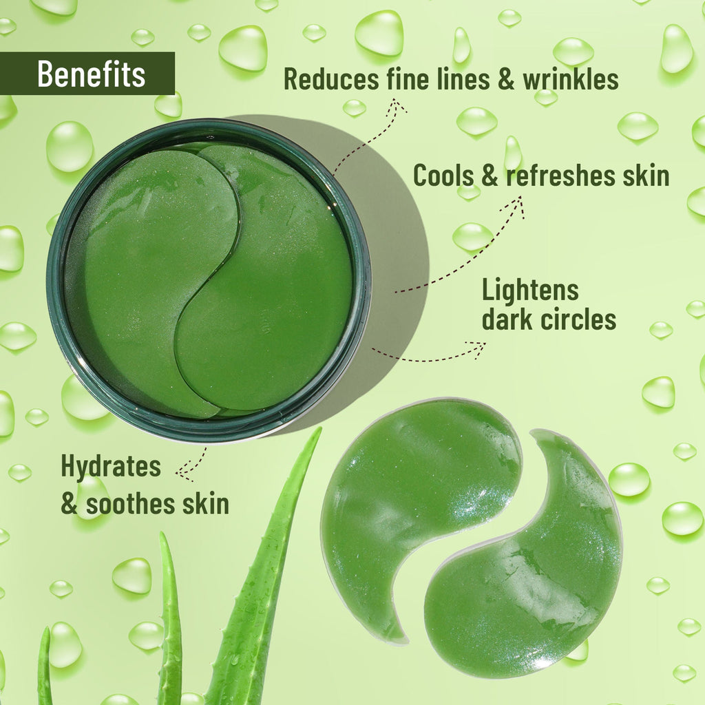 Swiss Beauty Hydra Eye Serum Patches For Dark Circles And Puffiness , Hydrate Skin - Alove Vera | Grocsy