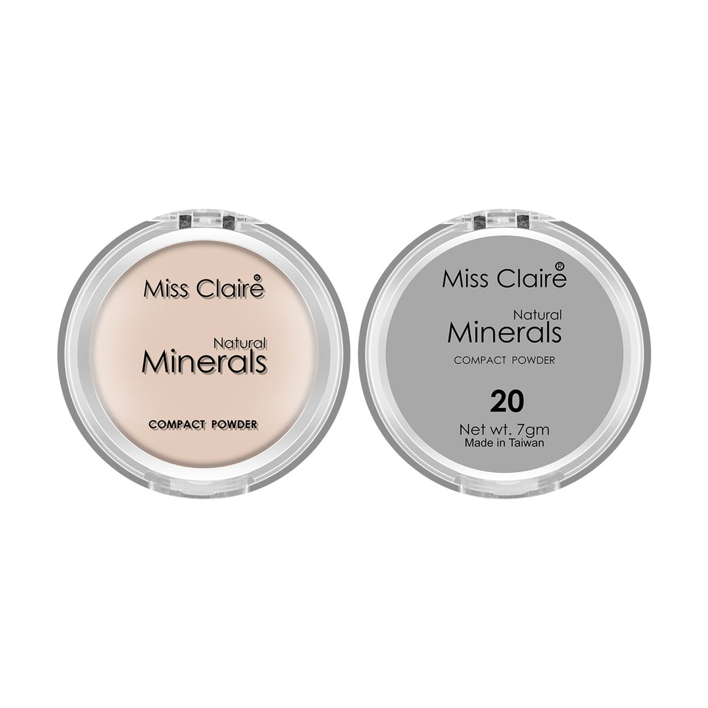 Miss Claire Natural Mineral Compact Powder - 20 | Grocsy