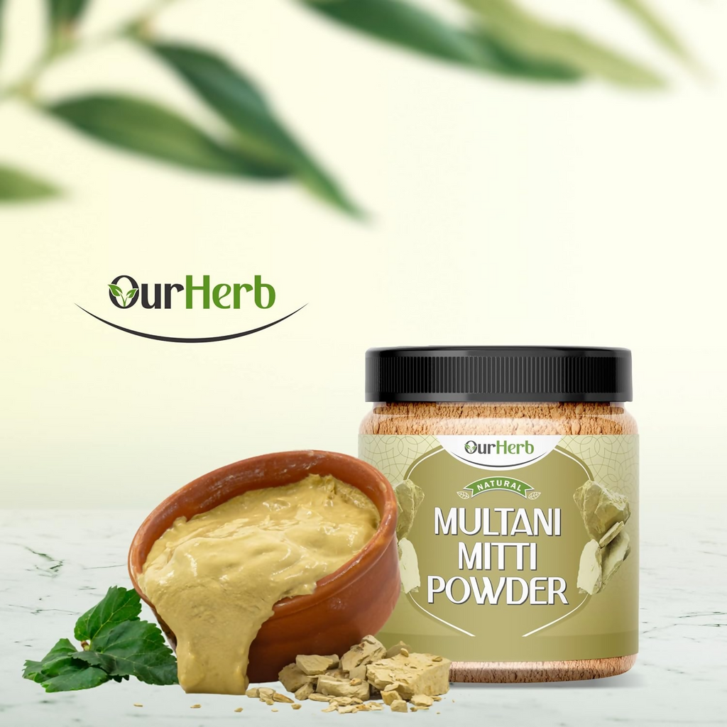 OurHerb Multani Mitti Powder For Skin & Hair | Grocsy