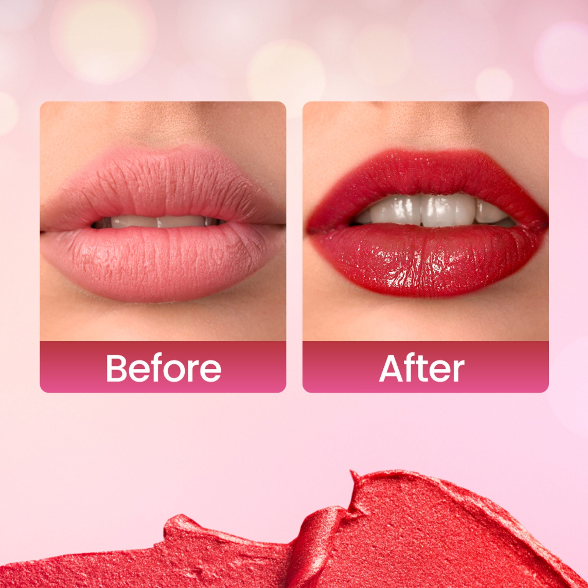 Swiss Beauty My Shine High Pigmented & Long-Lasting Lipstick Enriched with Vitamin E - 03 Pink Victoria | Grocsy