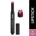 Swiss Beauty My Shine High Pigmented & Long-Lasting Lipstick Enriched with Vitamin E - 05 Candyman Pink | Grocsy