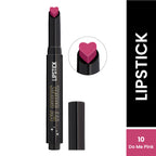 Swiss Beauty My Shine High Pigmented & Long-Lasting Lipstick Enriched with Vitamin E - 10 Do Me Pink | Grocsy
