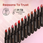 Swiss Beauty My Shine High Pigmented & Long-Lasting Lipstick Enriched with Vitamin E - 10 Do Me Pink | Grocsy