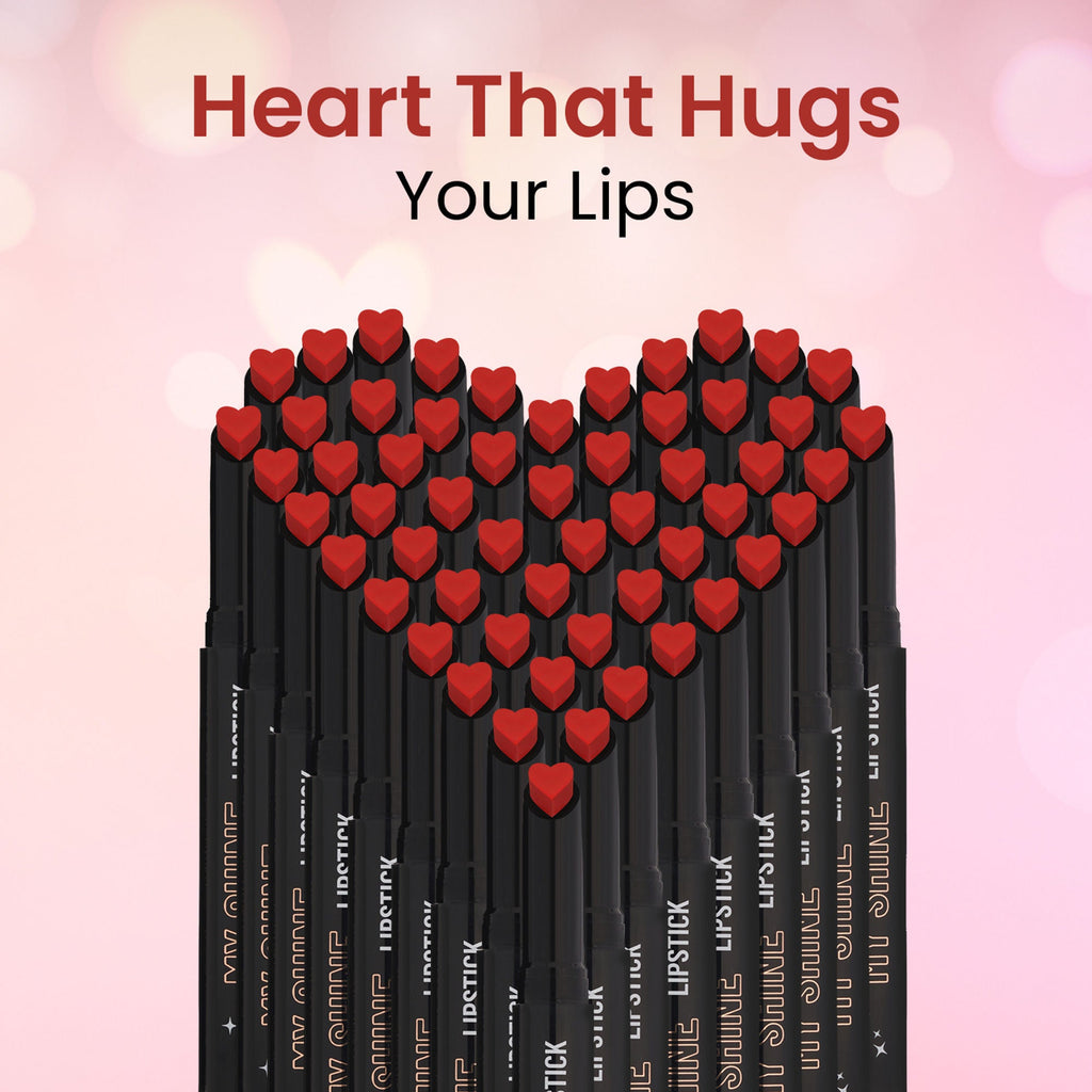Swiss Beauty My Shine High Pigmented & Long-Lasting Lipstick Enriched with Vitamin E - 12 Stricker Red | Grocsy