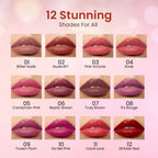 Swiss Beauty My Shine High Pigmented & Long-Lasting Lipstick Enriched with Vitamin E - 12 Stricker Red | Grocsy