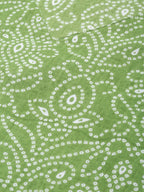 Sangria Women Green Bandhani Printed Pure Cotton Kurta | Grocsy