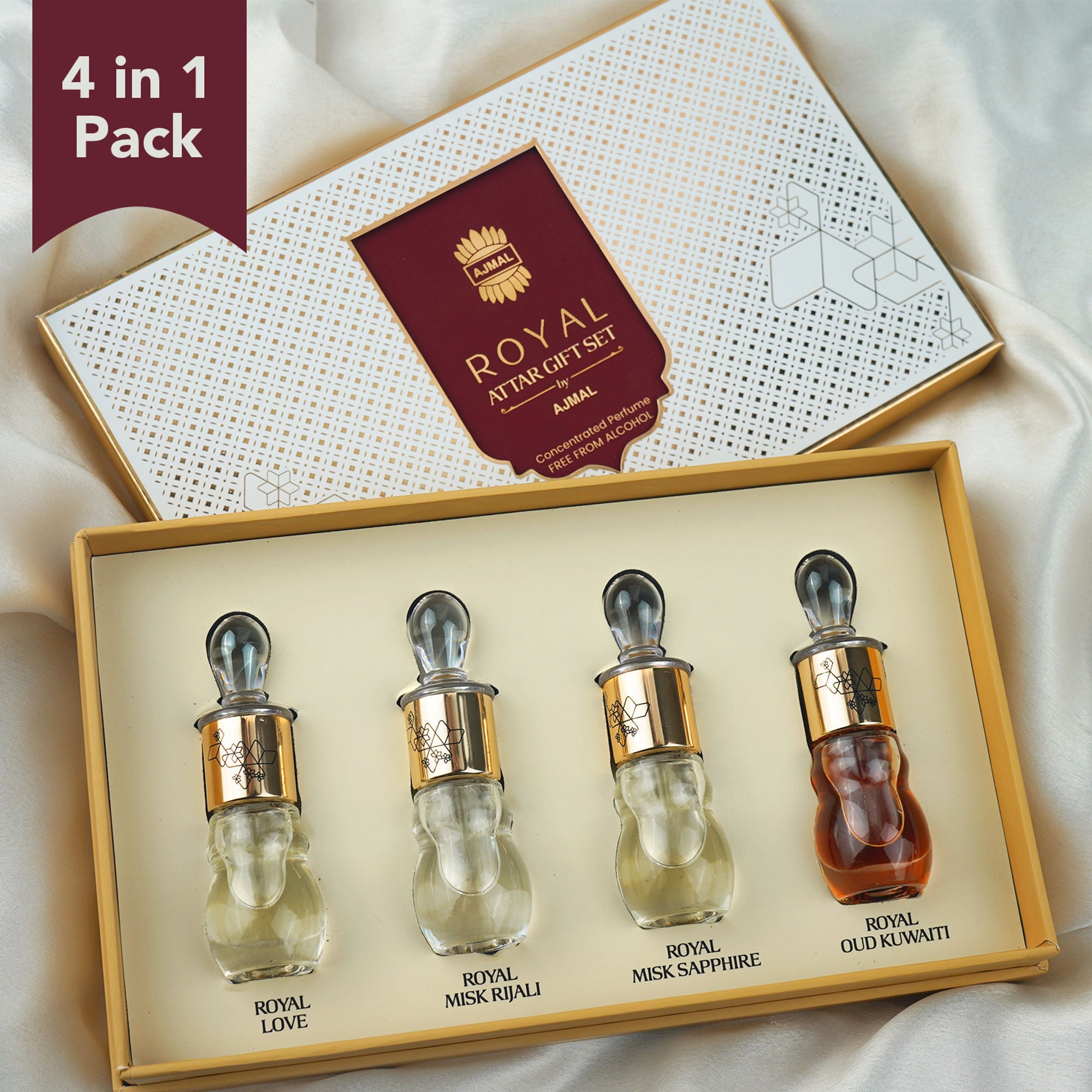 Ajmal India Royal Series Concentrated Perfume Gift Set | Grocsy