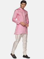 Sethukrishna Men Pink Kurta with Churidar | Grocsy