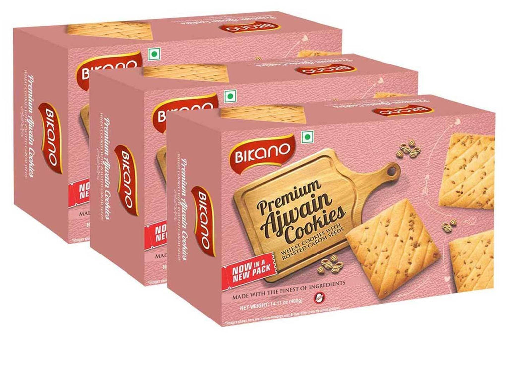 Bikano Premium Ajwain Butter Cookies | Grocsy