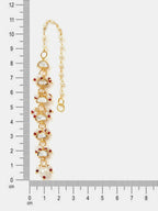 Ruby Raang Rose Mist Pearl Earrings | Grocsy