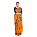 Exclusive Collection 100% Pure Cotton Musturd Tant Saree With Hand Weaving Work | Grocsy