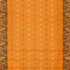 Exclusive Collection 100% Pure Cotton Musturd Tant Saree With Hand Weaving Work | Grocsy