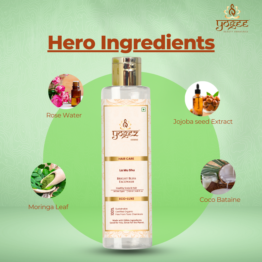 Yogez La Mu Shu Bright Bliss Facewash | Grocsy