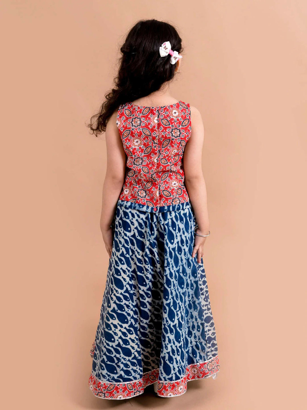 Joban Fashion Girl's Multi Color Lehenga Choli | Grocsy