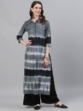Aks Women Tie & Dye Cotton Kurta | Grocsy