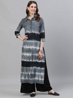 Aks Women Tie & Dye Cotton Kurta | Grocsy