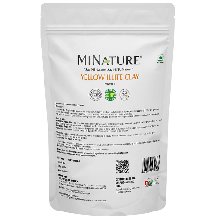 Minature Yellow Illite Clay Powder | Grocsy