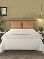 MYTRIDENT Unisex Orange Bedsheets | Grocsy
