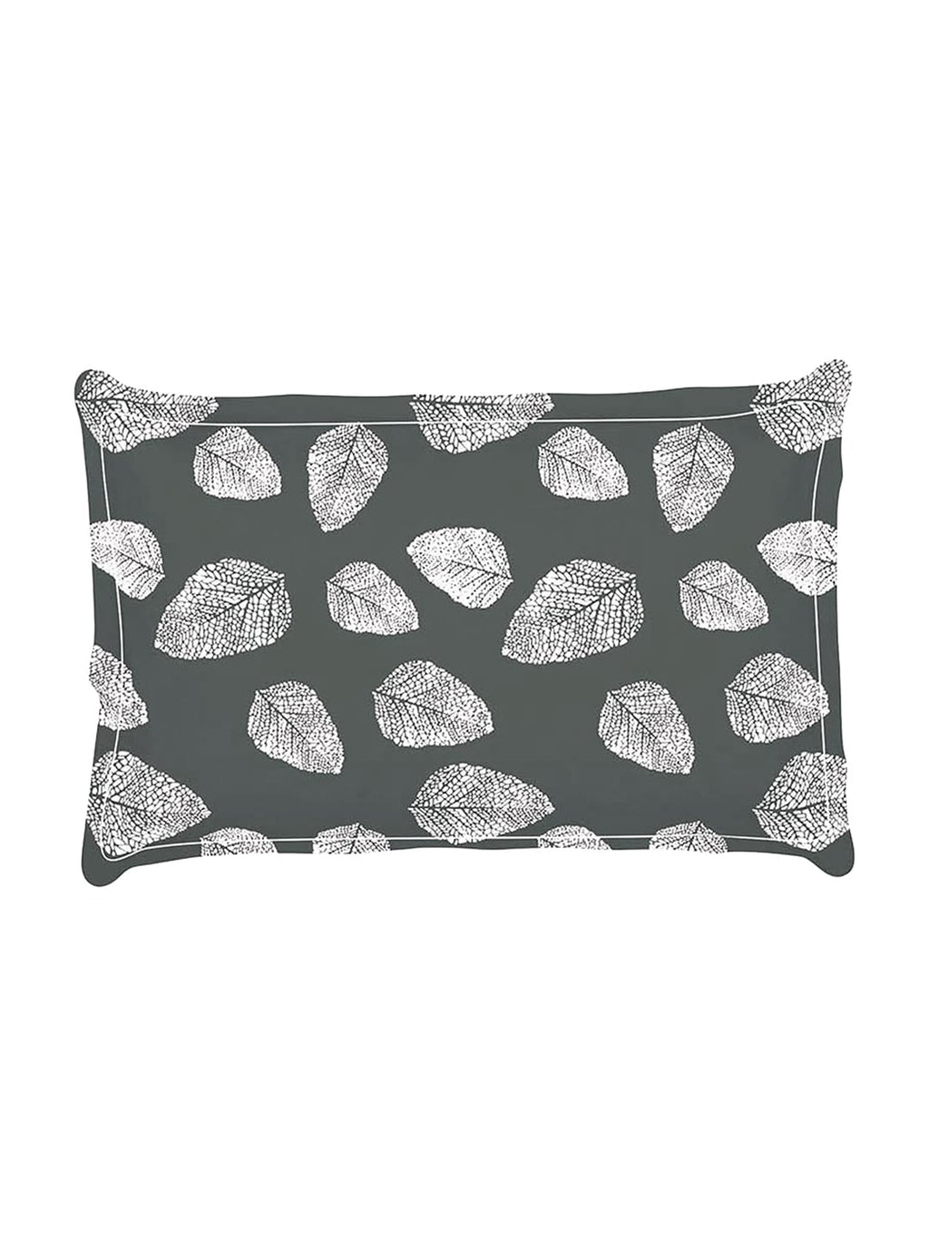 Story@home Green & White Floral Microfiber 180 TC Bedsheet With Pillow Cover | Grocsy