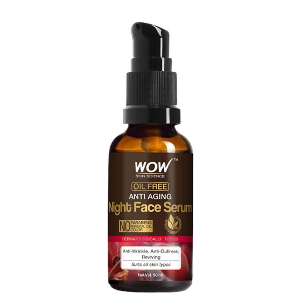 Wow Skin Science Oil Free Anti Aging Night Face Serum | Grocsy