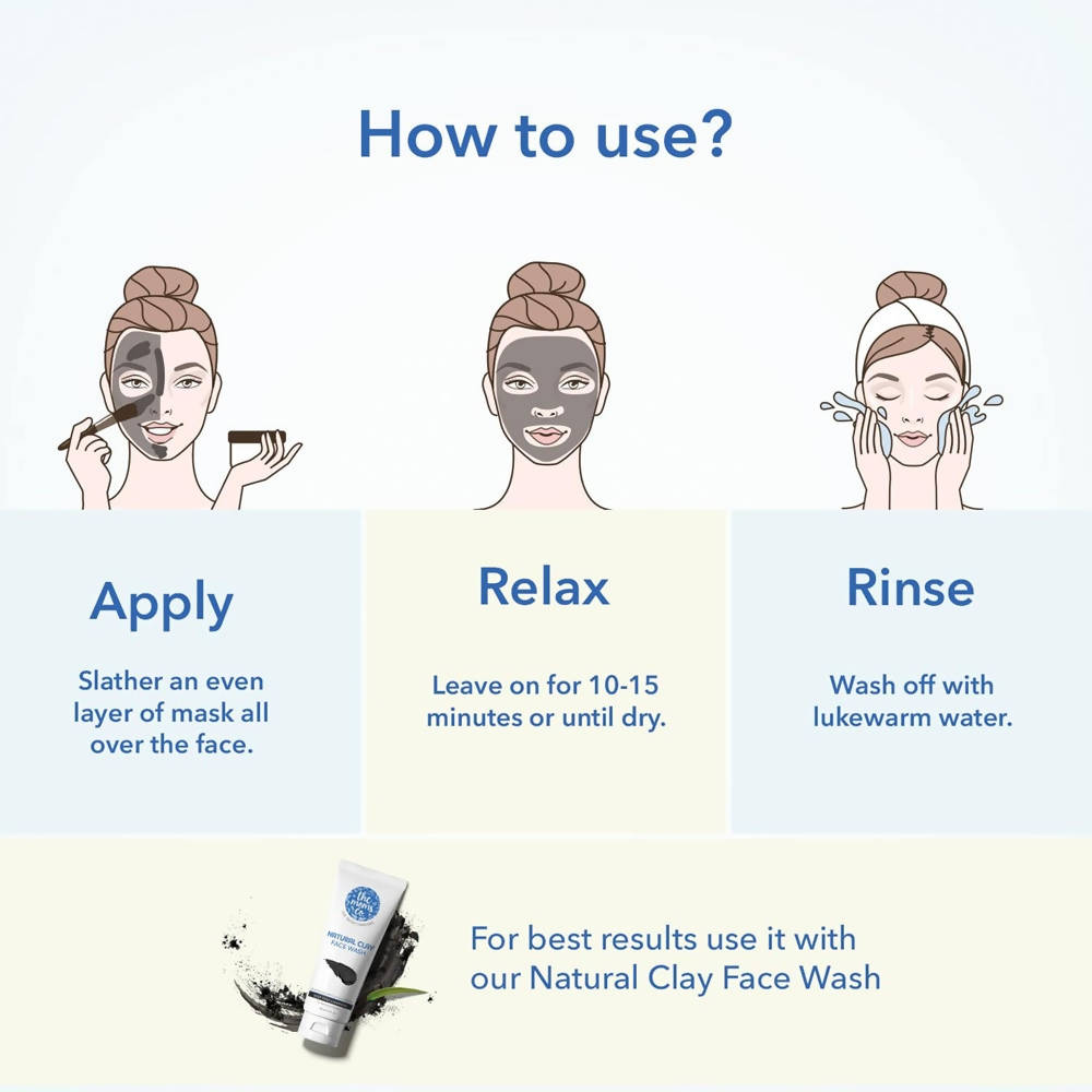 The Moms Co Natural Clay Face Mask (100 Gm) | Grocsy