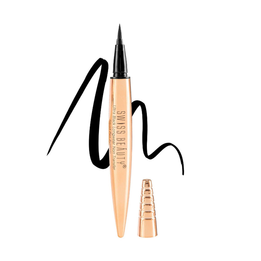 Swiss Beauty Liquid Pen Eyeliner - Black | Grocsy