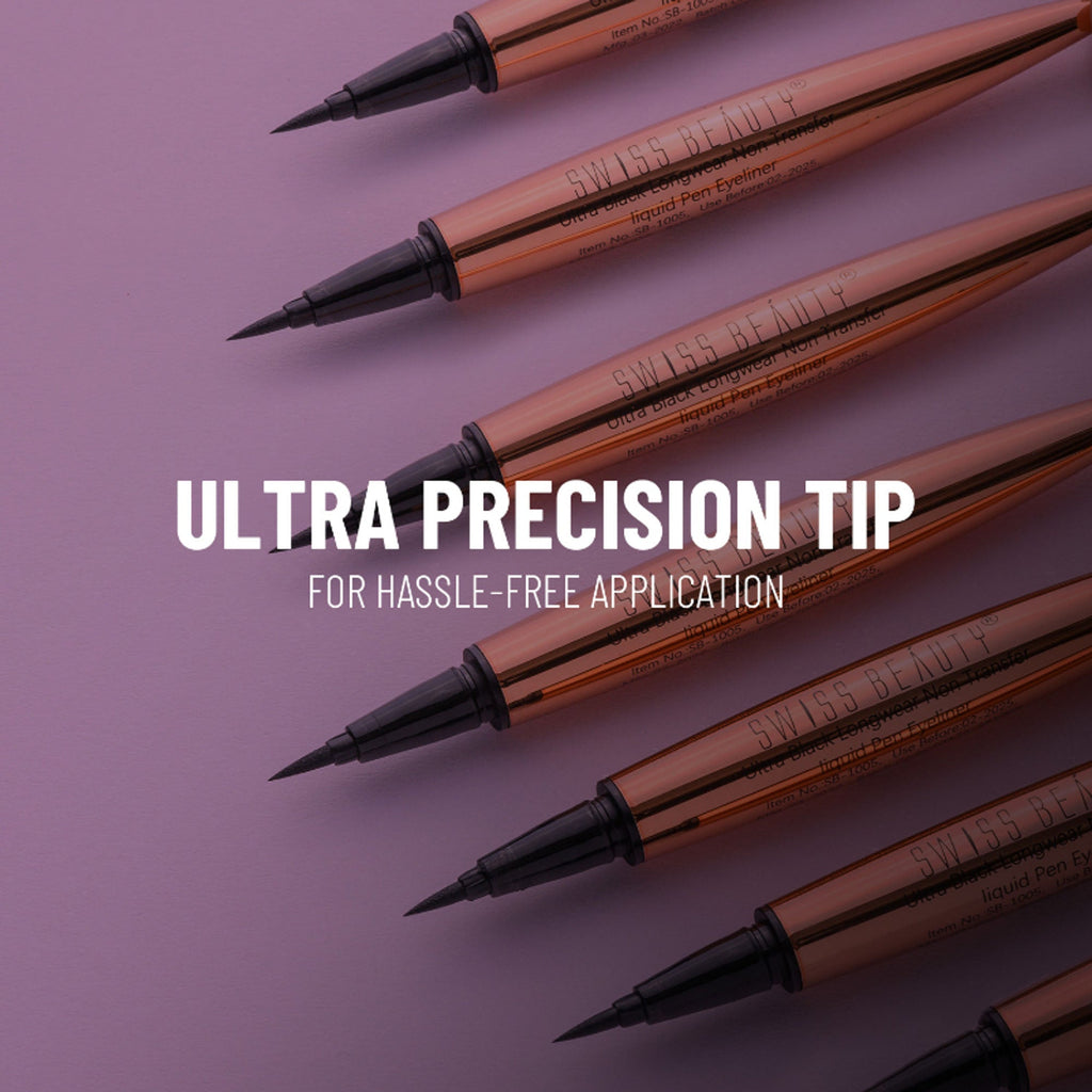 Swiss Beauty Liquid Pen Eyeliner - Black | Grocsy