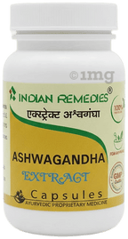 Indian Remedies Extract Of Ashwagandha Capsules | Grocsy