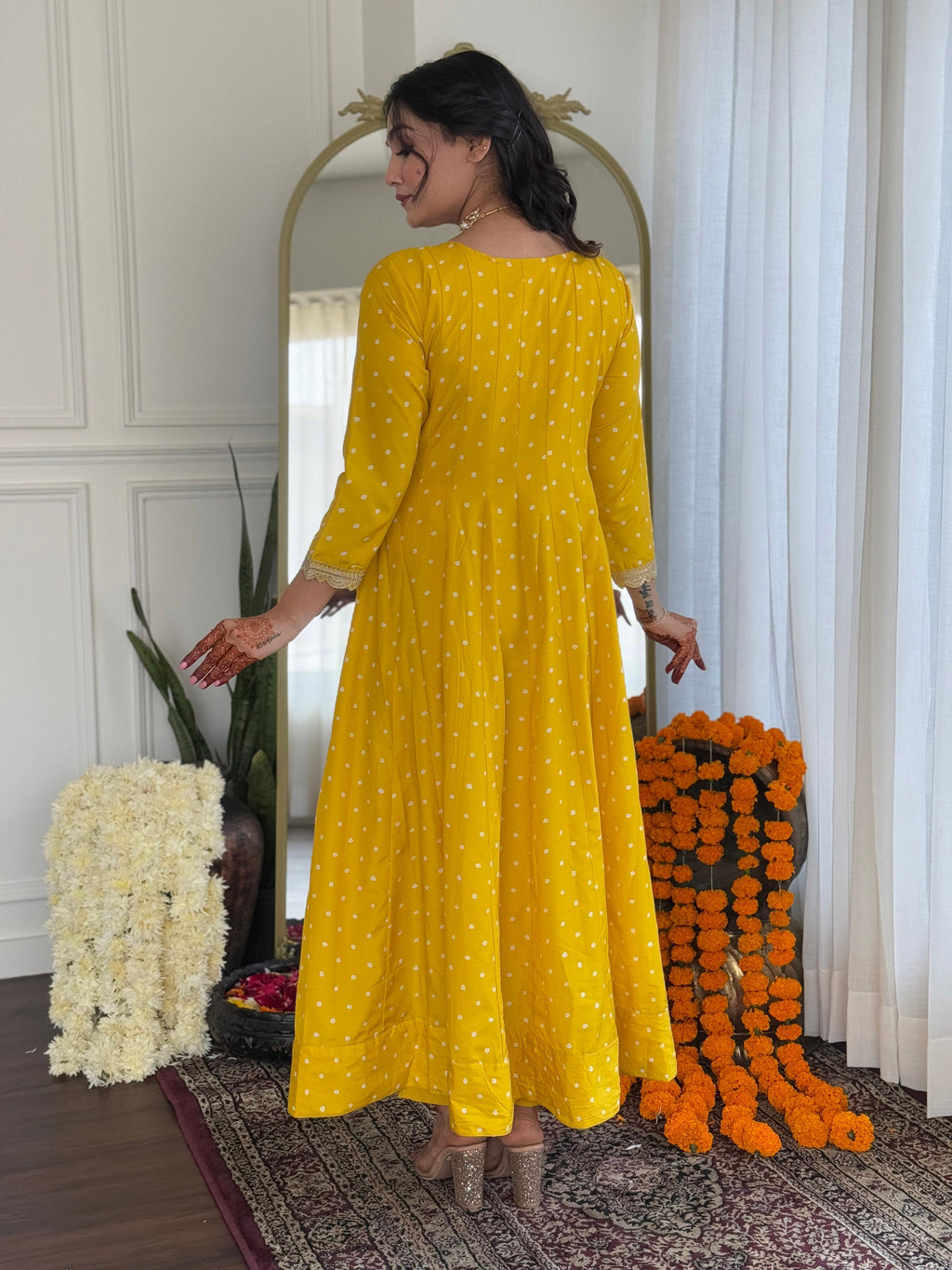 The52 Women's Beautiful Art Silk Embroidered Flared Kurta with Pant And Dupatta Set | Grocsy