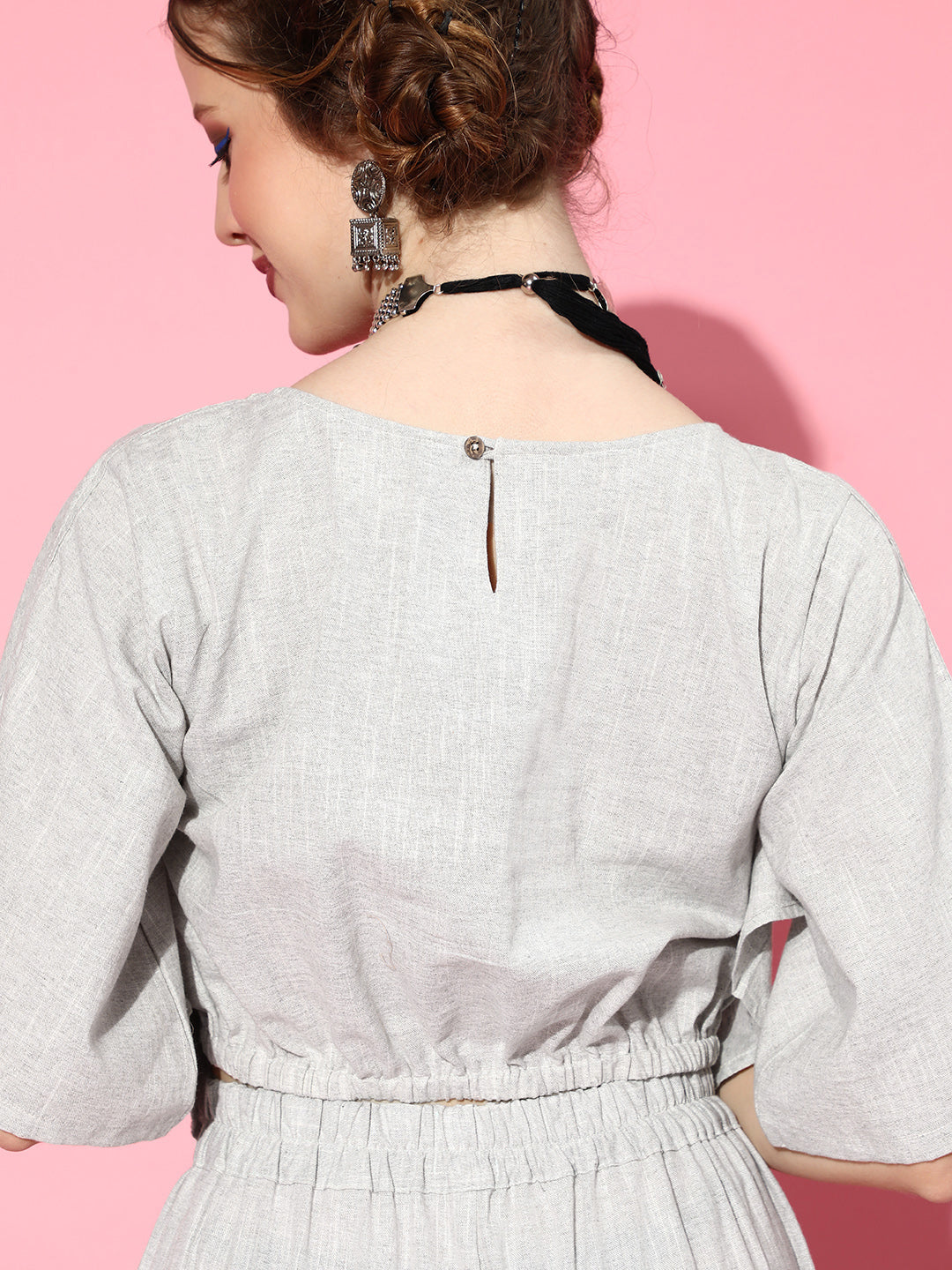 InWeave Grey Handloom Set | Grocsy