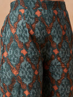 InWeave Aqua Pearl Abstract Printed Co Ords Set | Grocsy