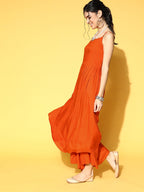 InWeave Orange Strappy Set | Grocsy