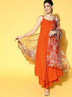 InWeave Orange Strappy Set | Grocsy