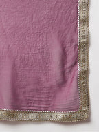 InWeave Wine Gota Mirror Sharara Set | Grocsy