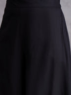 InWeave Black Small Check Black Palazzo Set | Grocsy