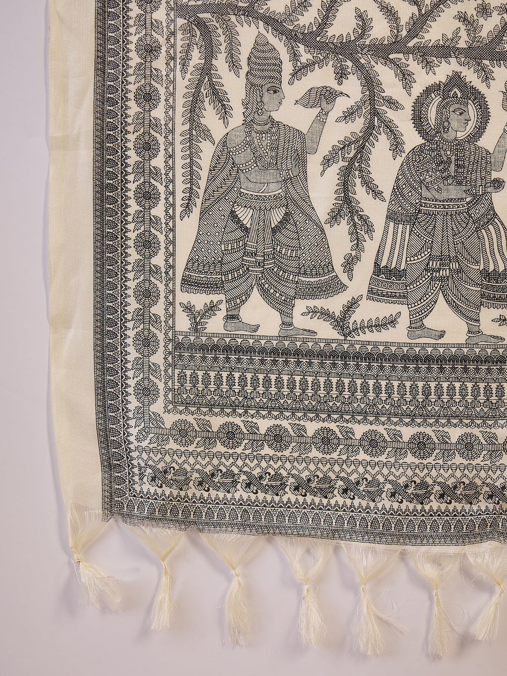 InWeave Black Sweetheart Kurta With Dupatta | Grocsy